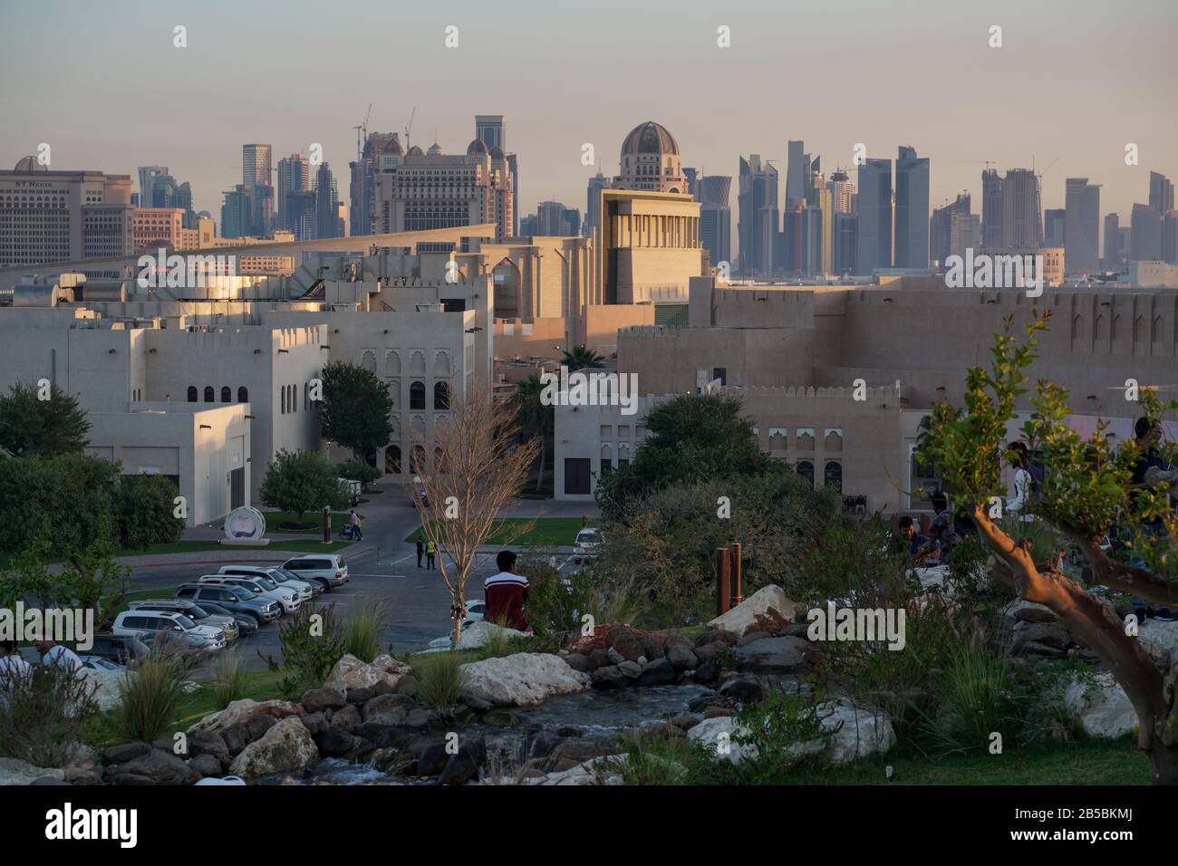 Bâtiments Du Katara Cultural Village, Doha, Qatar Banque D'Images
