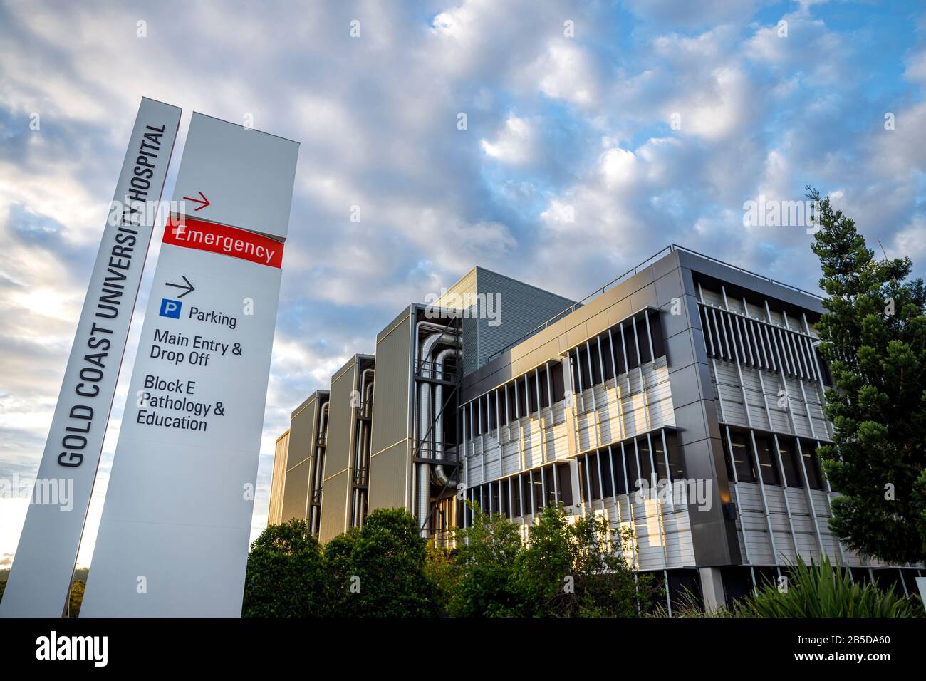 Gold Coast University Hospital Coronavirus Centre De Quarantaine Gold Coast, Queensland, Australie Banque D'Images