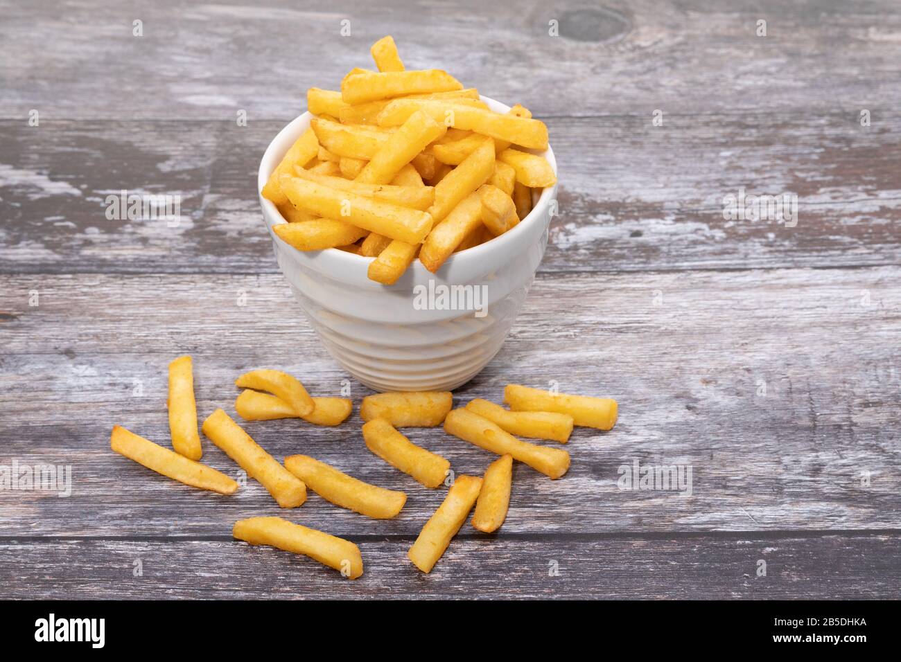 Bol de frites Banque D'Images