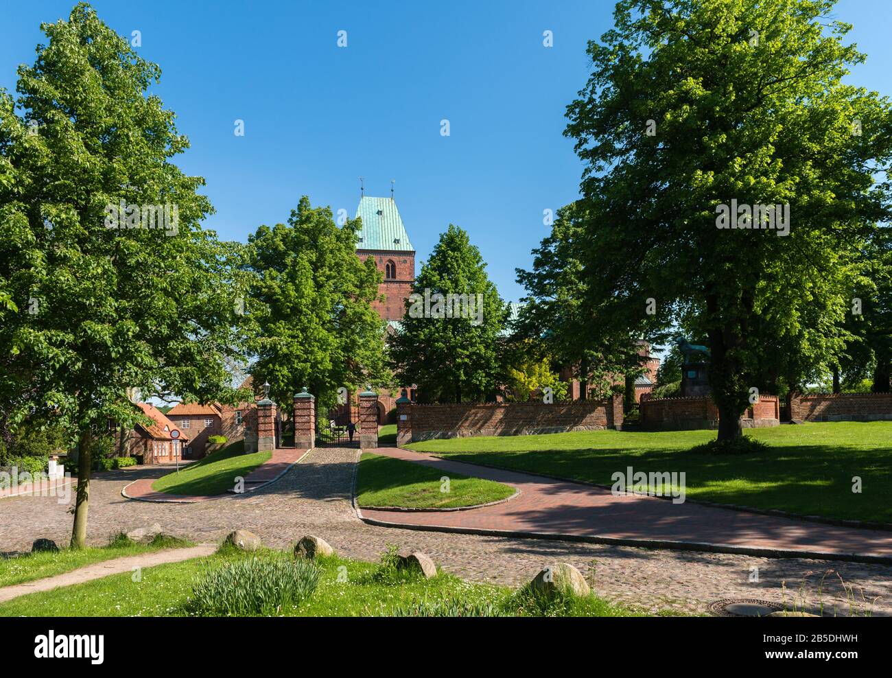 Cathédrale fondée par Henry le Lion, XIIe siècle, Ratzeburg, Old Dukedom de Lauenburg, Schleswig-Holstein, Allemagne du Nord, Europe centrale Banque D'Images