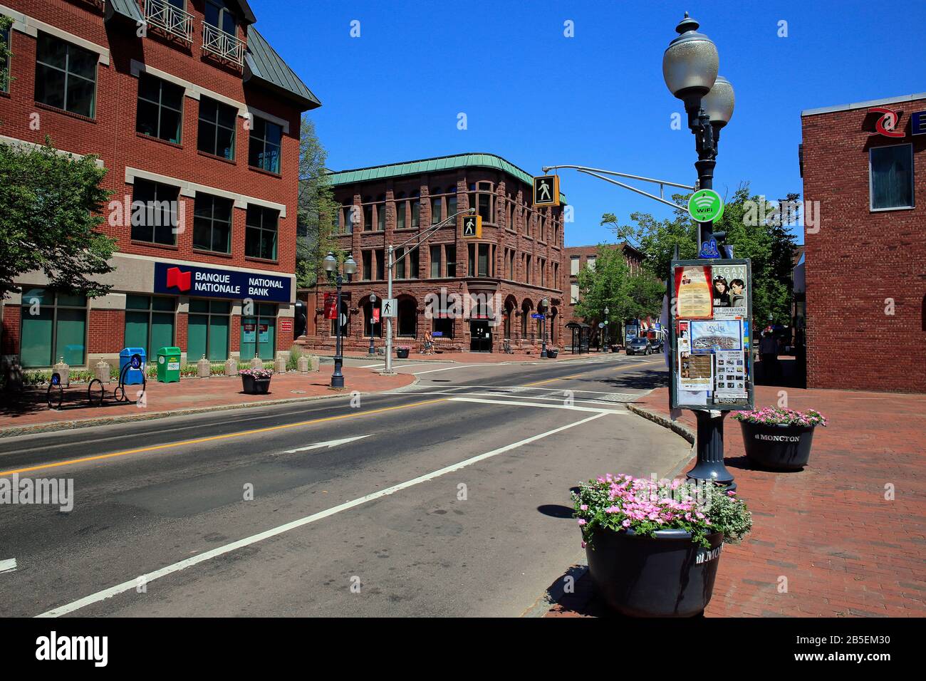 Moncton, Nouveau-Brunswick, Canada Banque D'Images