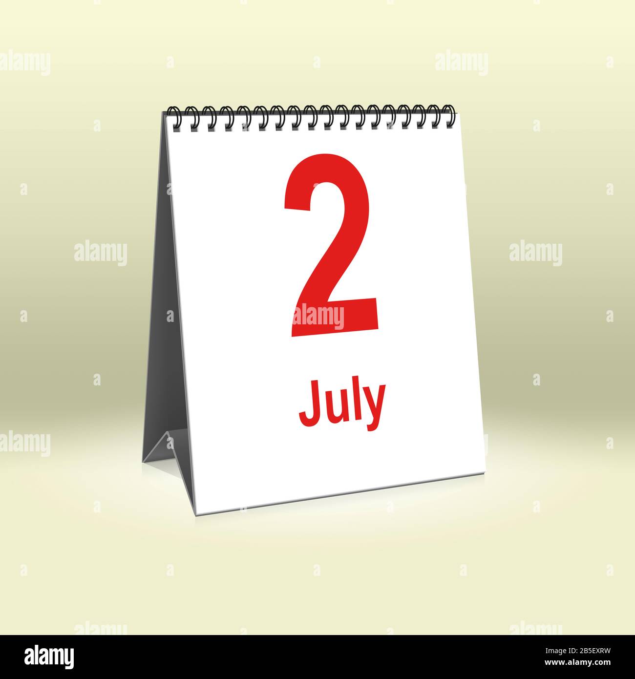 2 juillet calendrier Banque de photographies et d'images à haute ...