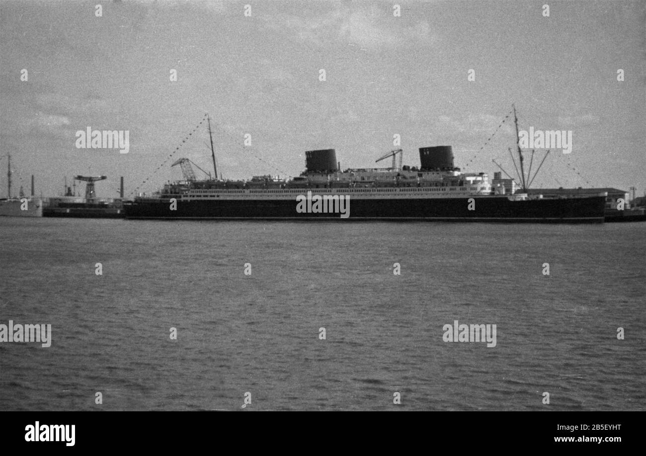 Drittes Reich Passagierschiff / Schnelldampfer Europa - Allemand Fast Steamer Europe Banque D'Images