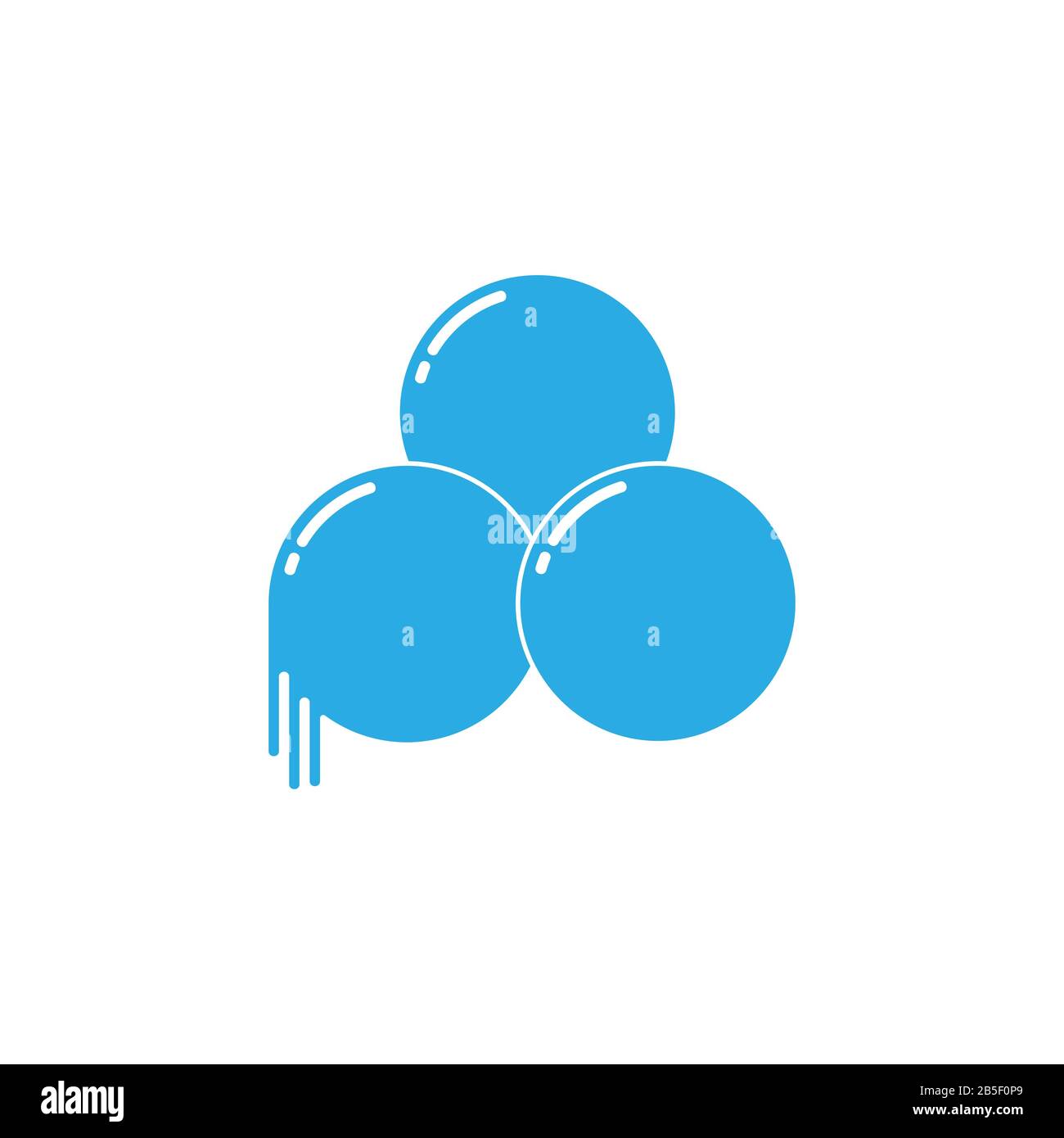 simple bonbons briller simple décoration logo vecteur Illustration de Vecteur
