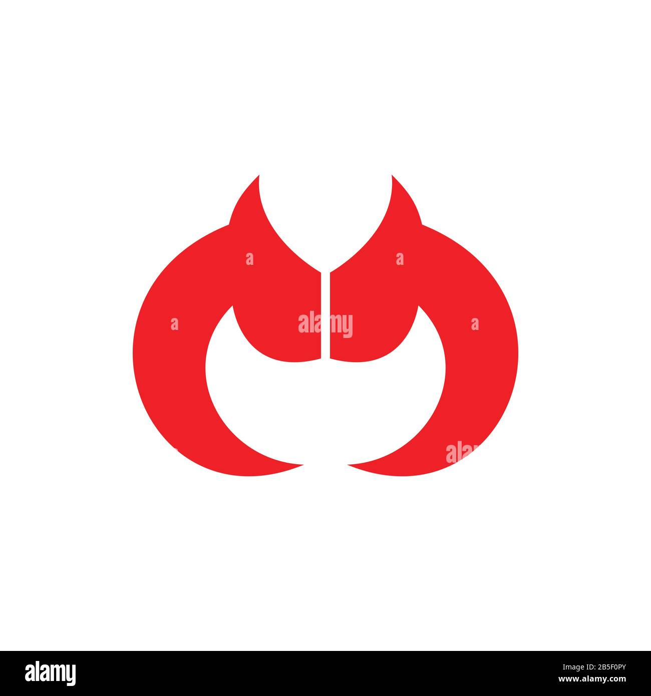 sourire citrouille lettre m design vectoriel Illustration de Vecteur