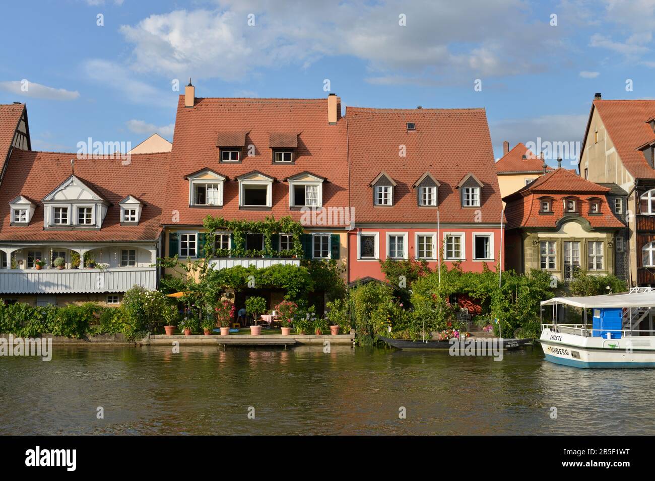Klein-Venedig, Fischerei, Bamberg, Bayern, Deutschland Banque D'Images
