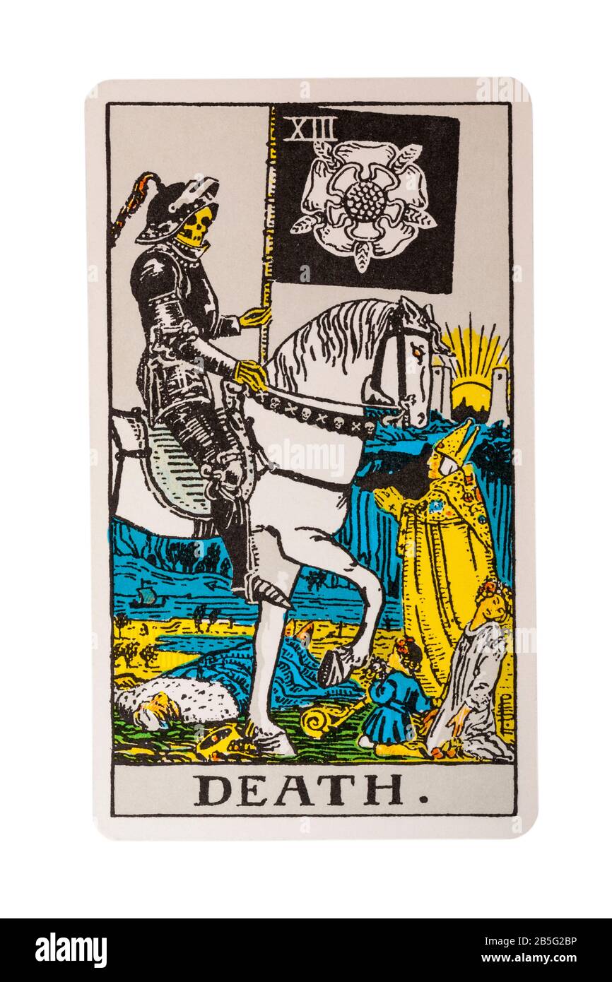 Death tarot card Banque d'images détourées - Alamy