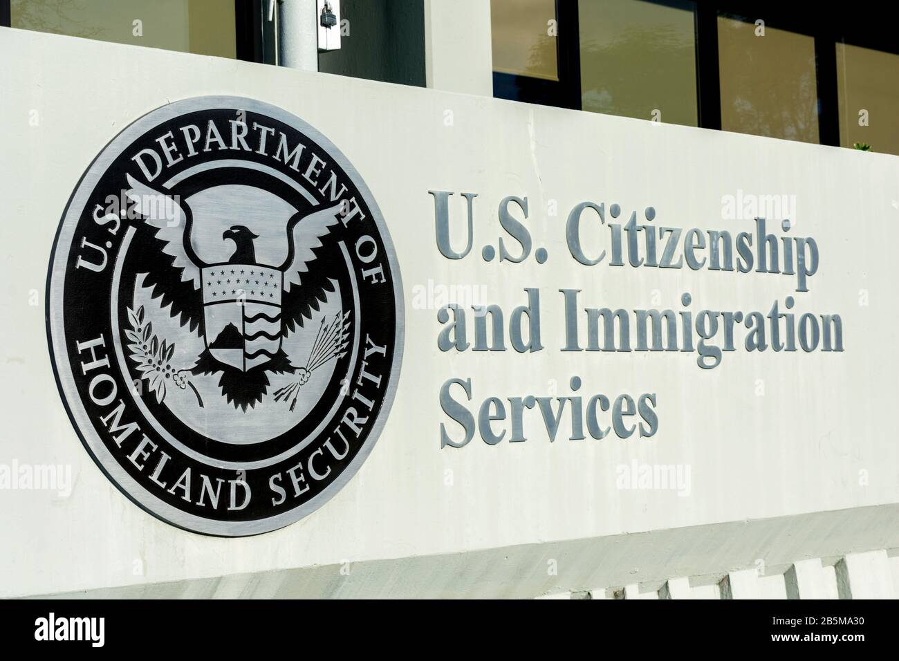 Services de citoyenneté et d'immigration des États-Unis, bureau de terrain de l'USCIS dans la région de la baie de San Francisco. USCIS est une agence du département américain de la sécurité intérieure Banque D'Images