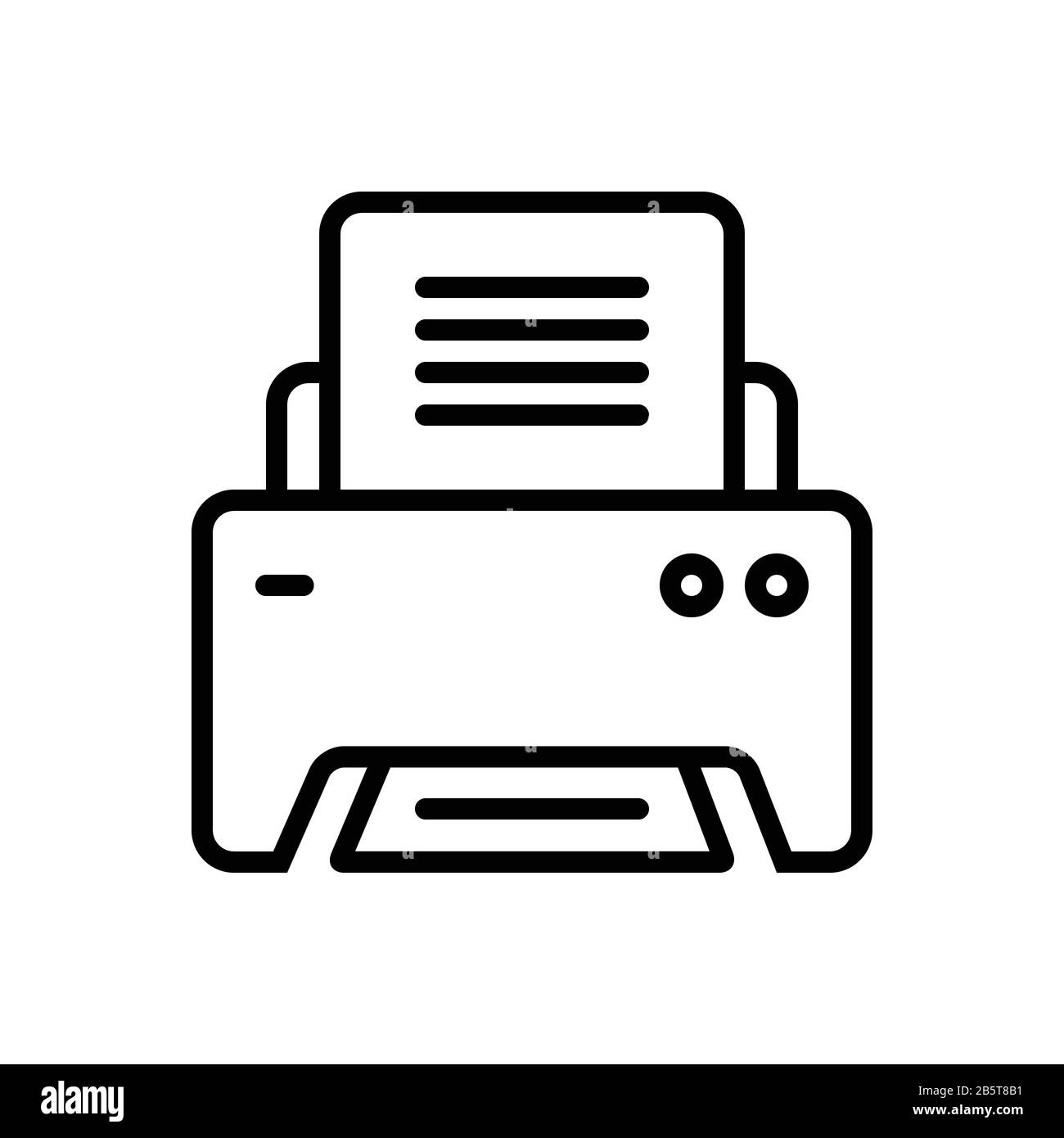 Icône de l'imprimante Image Vectorielle Stock - Alamy