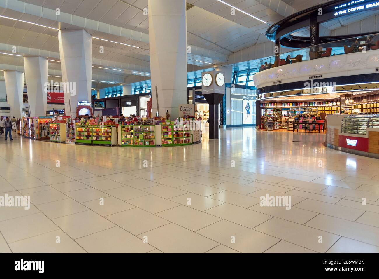 Intérieur Du Terminal 3 De L'Aéroport International Indira Gandhi. New Delhi. Inde Banque D'Images