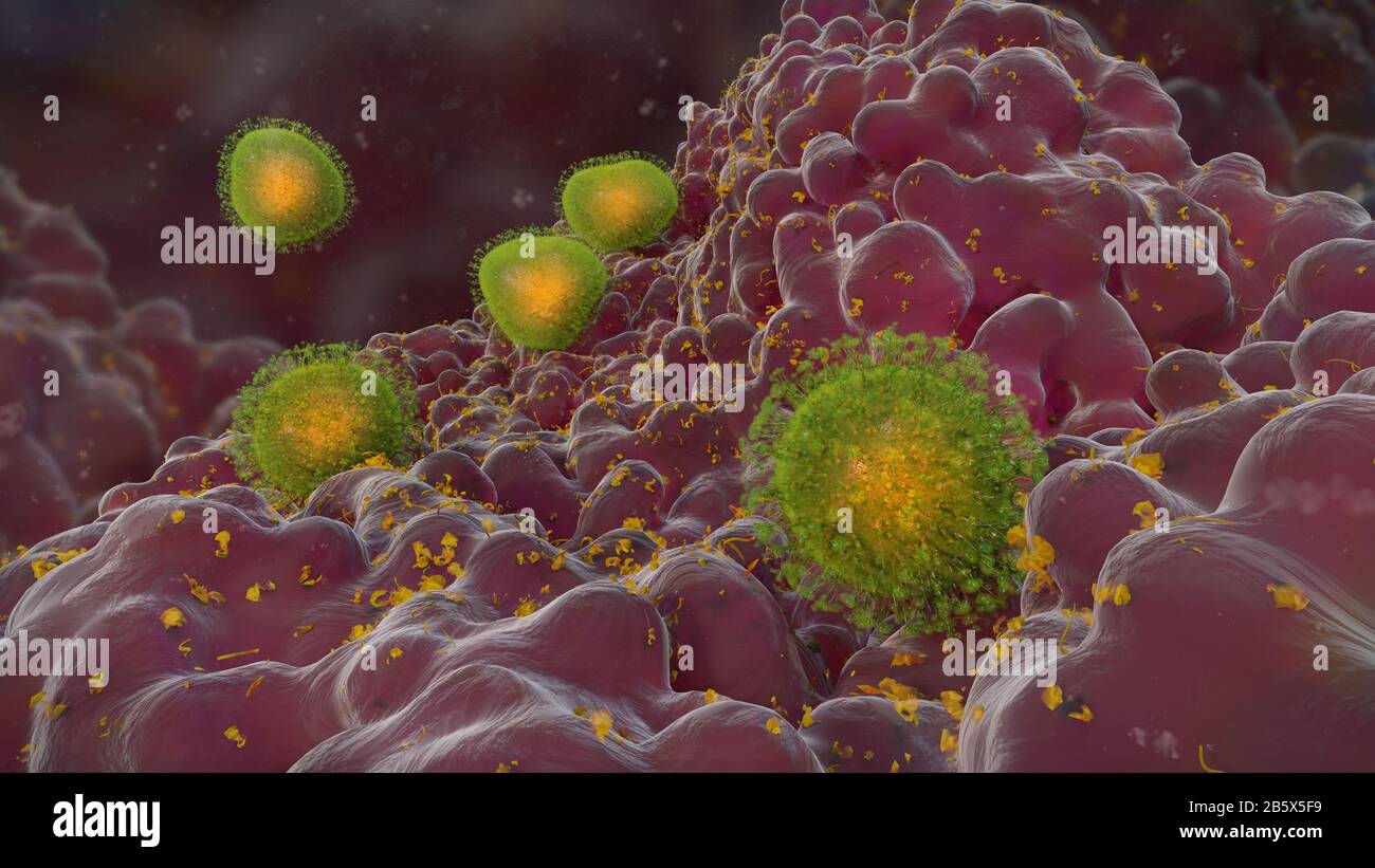 Éclosion de coronavirus, le virus Covid-19 menaçant la santé Banque D'Images