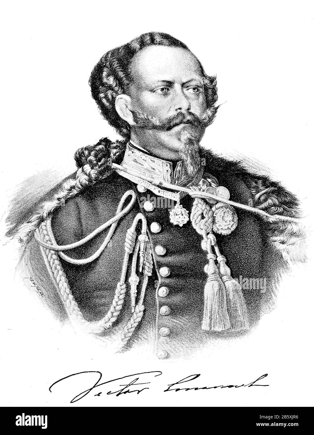 Victor Emmanuel II., Vittorio Emanuele II, Vittorio Emanuele Maria Alberto Eugenio Ferdinando Tommaso di Savoia, 14 mars 1820 – 9 janvier 1878, était roi de Sardaigne de 1849 au 17 mars 1861, Quand il a pris le titre de roi d'Italie et est devenu le premier roi d'une Italie unie depuis le 6ème siècle / Victor Emmanuel II, Vittorio Emanuele II, Vittorio Emanuele Maria Alberto Eugenio Ferdinando Tommaso di Savoia, 14. März 1820 - 9. Januar 1878, guerre von 1849 bis 17. März 1861 König von Sardinien, als er den Titel des Königs von Italien annahm und der wurde erster König eines vereinten It Banque D'Images