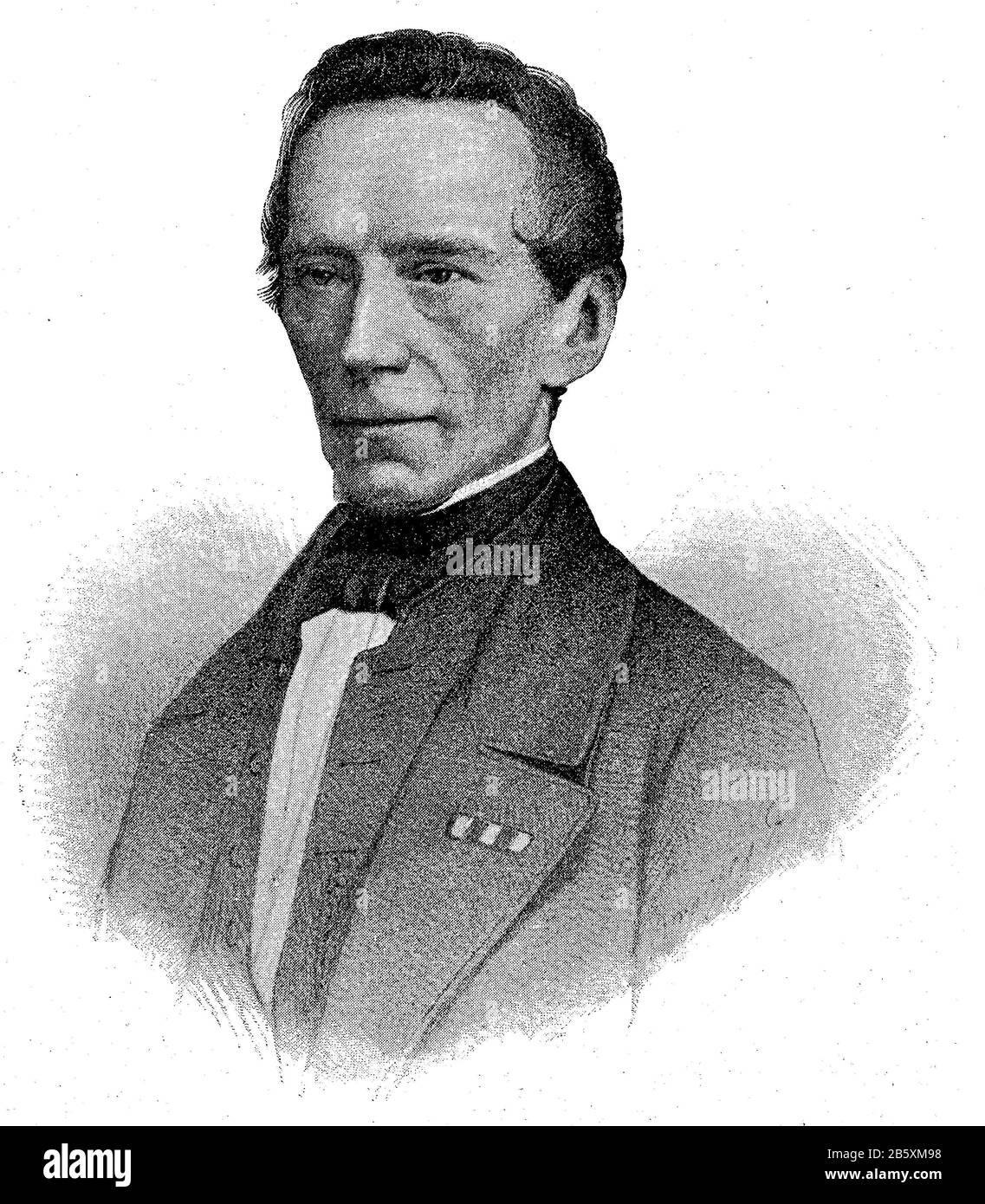Johan Rudolph Thorbecke, 14 janvier 1798 – 4 juin 1872, était un homme d'État néerlandais d'un penchant libéral, l'un des politiciens néerlandais les plus importants du XIXe siècle. En 1848, il a pratiquement rédigé de manière unique la révision de la Constitution des Pays-Bas / Johan Rudolph Thorbecke, 14. Januar 1798 - 4. Juni 1872, war ein liberaler niederländischer Staatsmann, einer der wichtigsten niederländischen Politiker des 19. Jahrhunderts. 1848 Entwarf er die Revision der niederländischen Verfassung praktisch im Alleingang, Historisch, Digital amélioration de la reproduction d'un original du 19ème cent Banque D'Images
