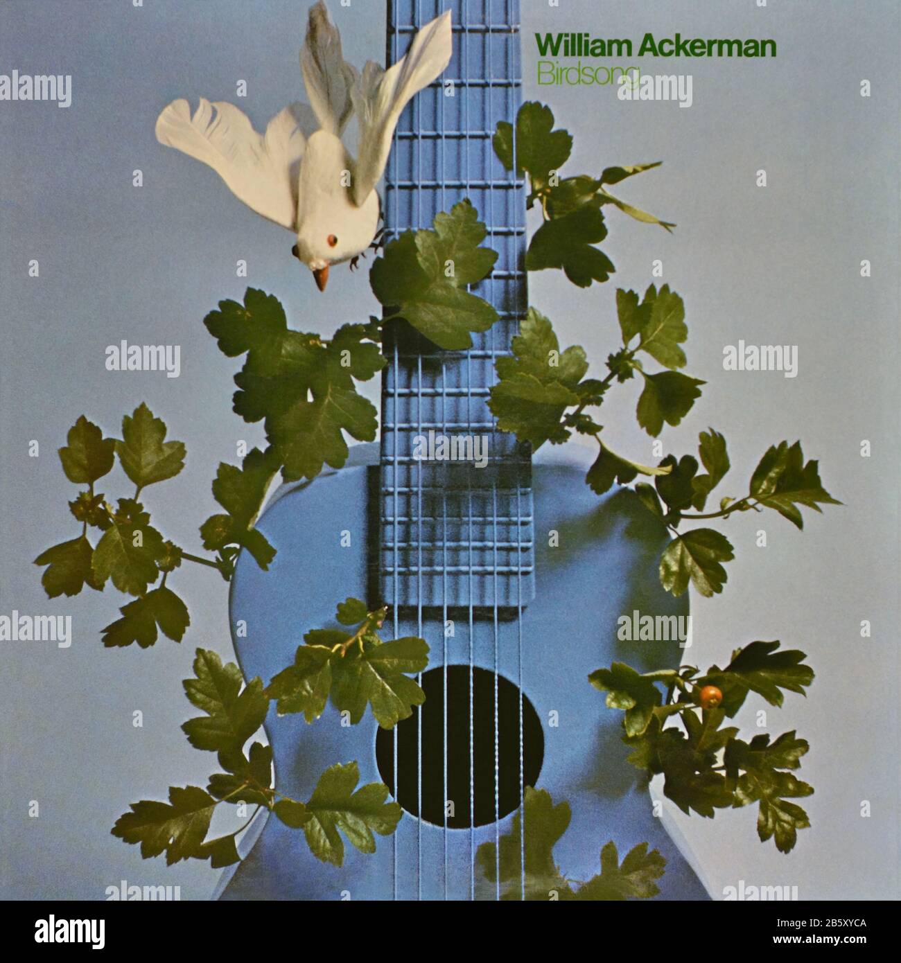 William Ackerman - couverture originale de l'album en vinyle - Birdsong - 1978 Banque D'Images