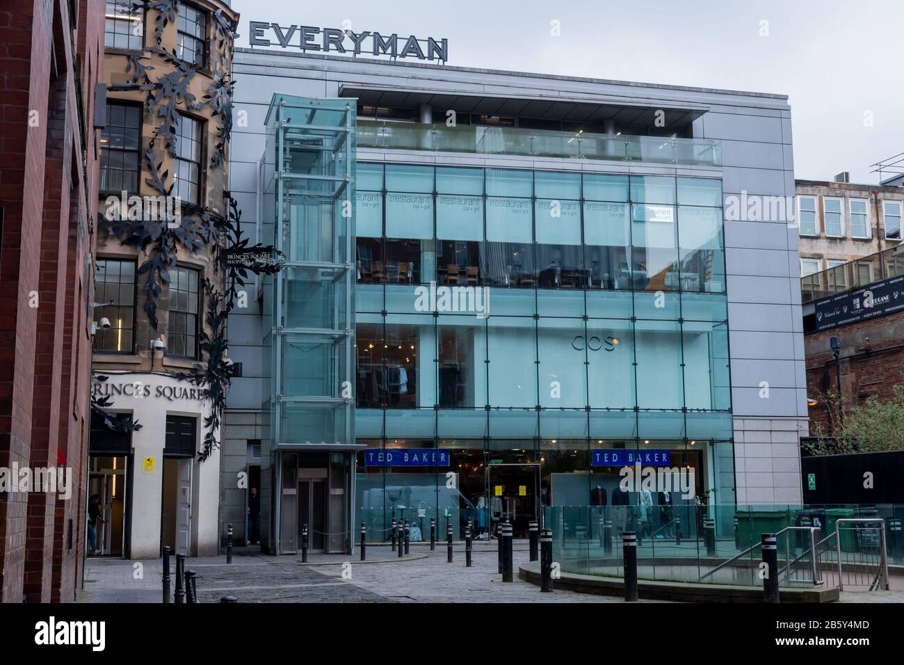 Springfield court, Glasgow Banque D'Images