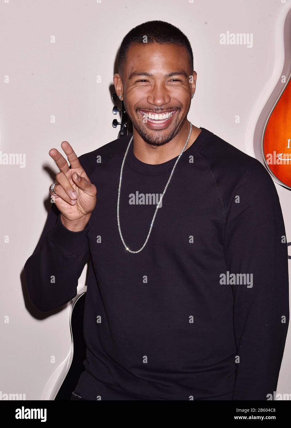 Hollywood, CA - MARS 07: Charles Michael Davis assiste à la première de Lionsgate 'je Crois Toujours' à ArcLight Hollywood le Mars 07, 2020 à Hollywood, Californie. Banque D'Images