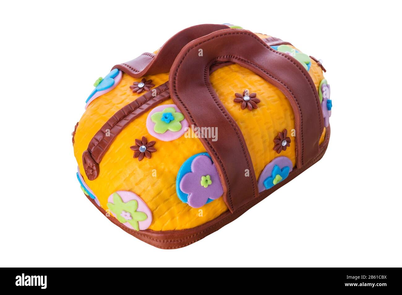 Un Cadeau Unique Pour Un Gateau D Anniversaire Sous Forme De Sac A Main A La Mode Magnifique Et Delicieux Photo Stock Alamy