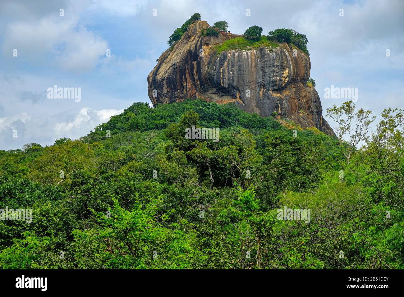 Forteresse De Sigiriya Lion Rock À Sigiriya, Sri Lanka. Banque D'Images