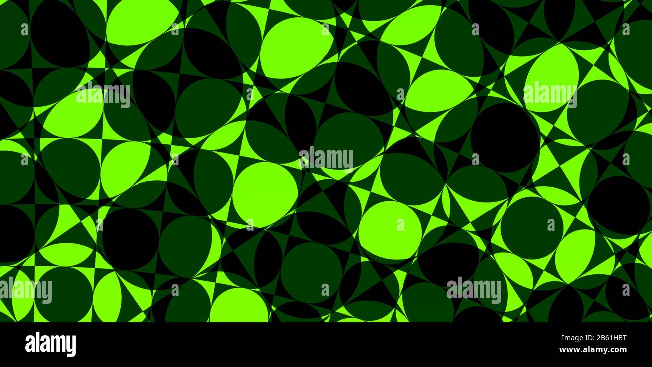 motif abstrait semi-transparent vert foncé Banque D'Images