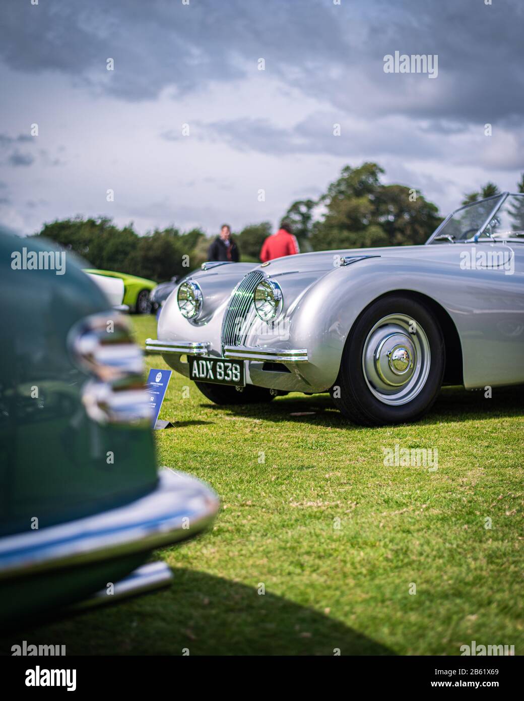 1950 Jaguar XK120 Drophead coupé, prise au salon Prive au Palais de Blenheim sept 2019 Banque D'Images