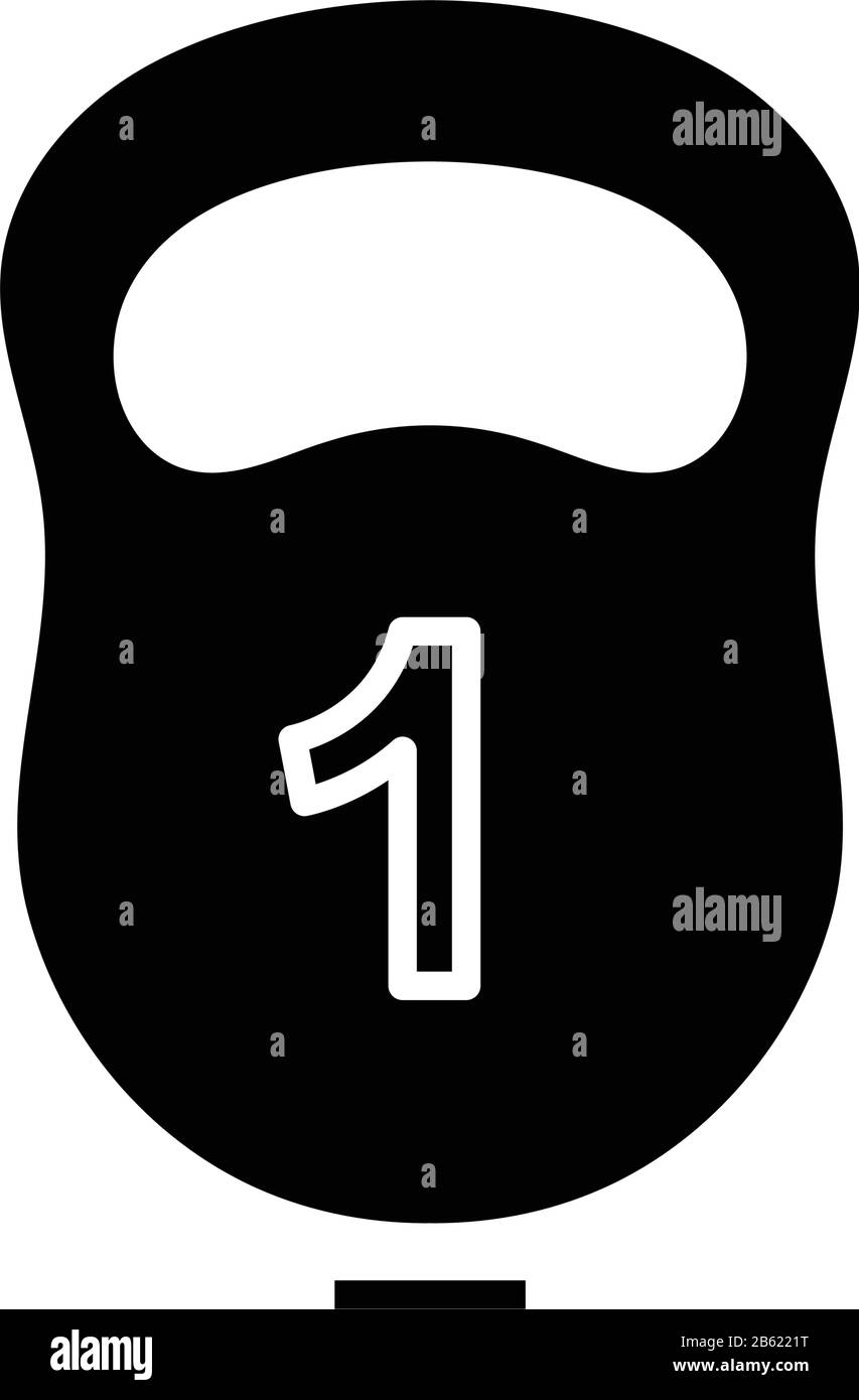Icône noire apesanteur, illustration conceptuelle, symbole plat vectoriel, signe glyphe. Illustration de Vecteur