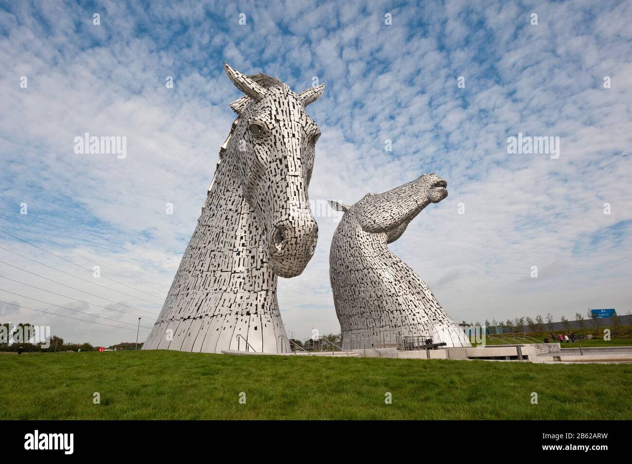 Les Kelpies, Falkirk, Ecosse Banque D'Images