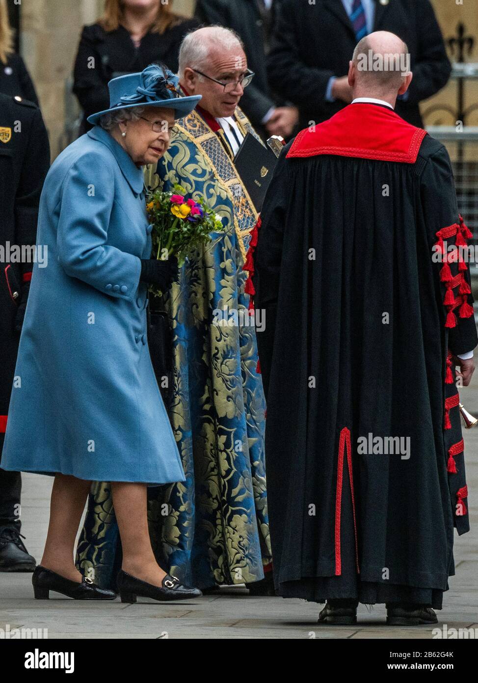 Westminster Abbey, Londres, Royaume-Uni. 9 mars 2020. Les Feuilles de la Reine - un service pour commémorer le Commonwealth est assisté par la famille royale et des représentants des pays du Commonwealth, à l'abbaye de Wrestminster, à Londres. Crédit: Guy Bell/Alay Live News Crédit: Guy Bell/Alay Live News Banque D'Images