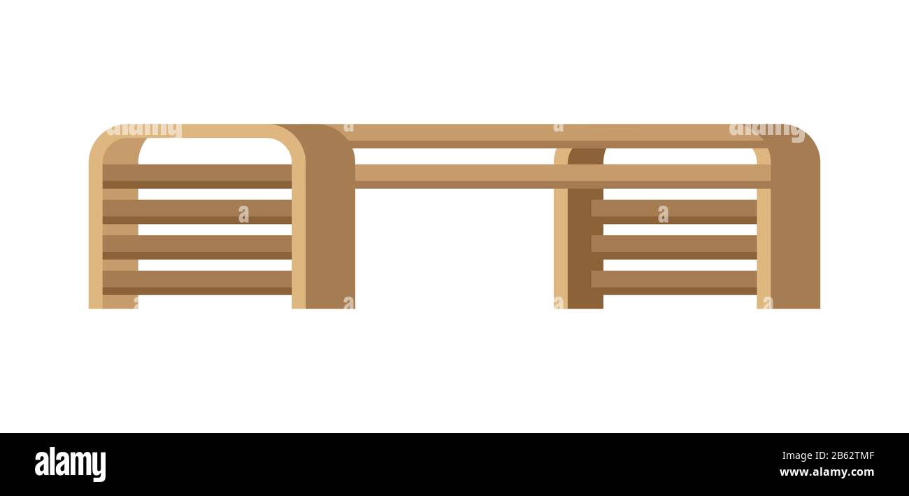 Illustration d'un banc en bois. Image du siège pour les parcs et les places. Illustration de Vecteur Illustration d'un banc en bois. Image du siège pour les parcs et les places. Illustration de Vecteur
