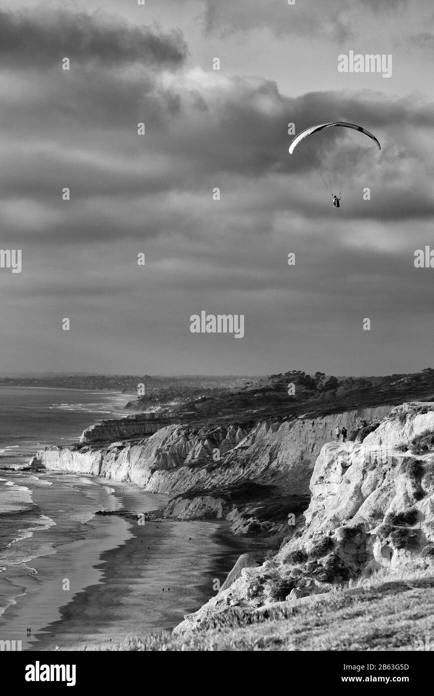 Torrey Pines Gliderport, La Jolla, San Diego, Californie, États-Unis Banque D'Images