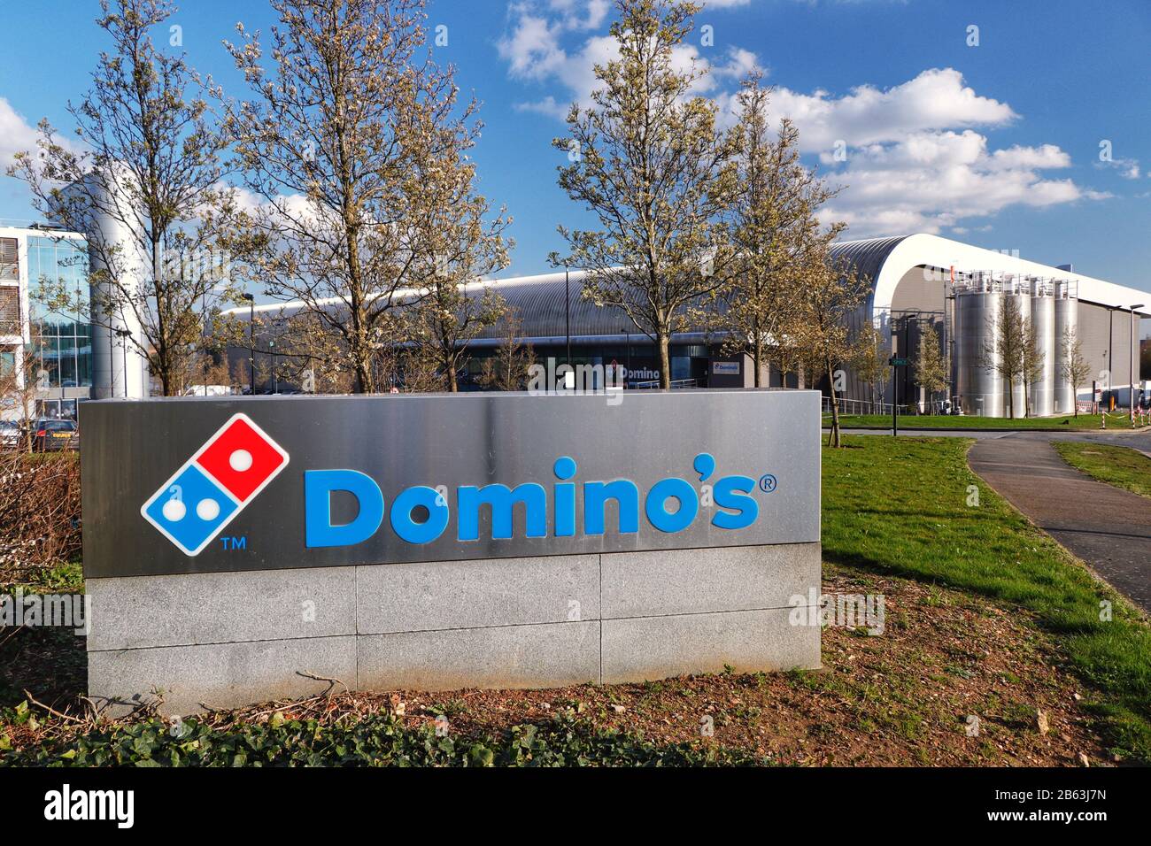 Siège social de Domino's Pizza et usine de fabrication, Ashland, Milton  Keynes Photo Stock - Alamy