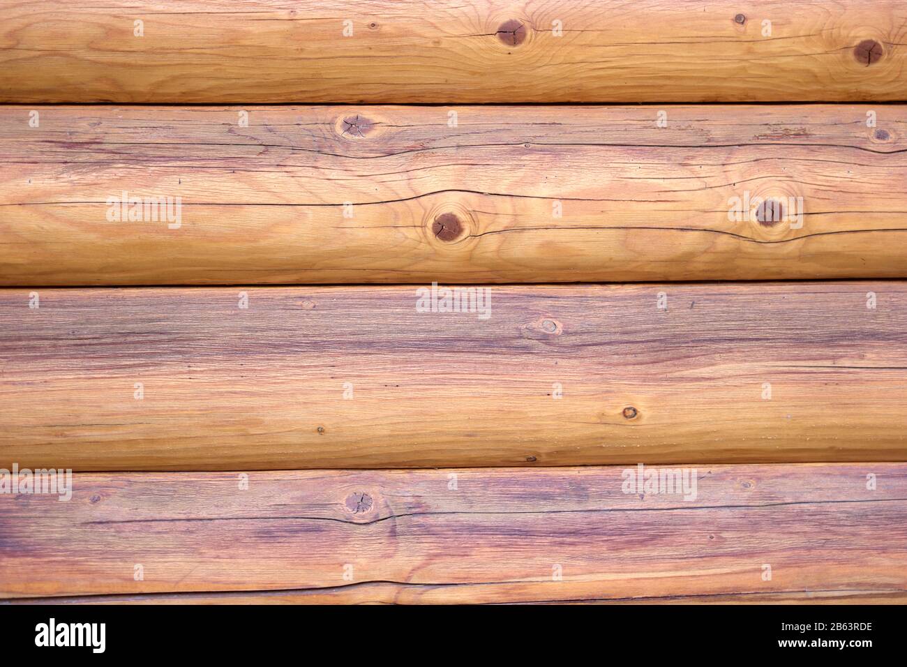 Texture de mur de maison en bois. Banque D'Images