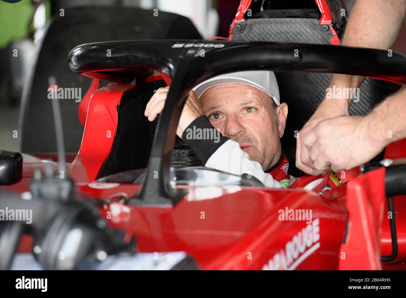 Rubens Barrichello (BRA), Team BRM. S5000. Test Winton. Winton Raceway, Winton, Victoria. 10 mars 2020 Banque D'Images