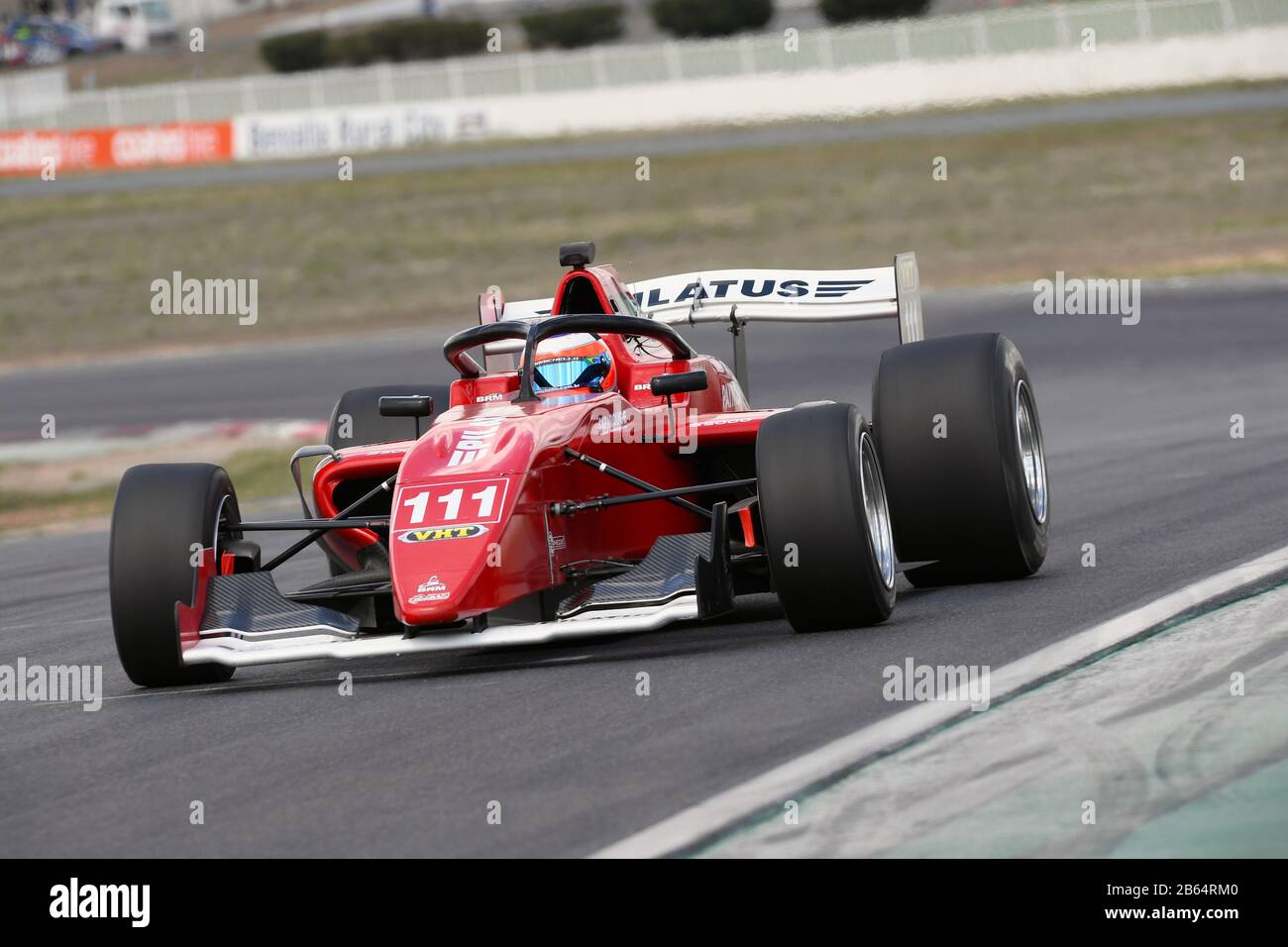Rubens Barrichello (BRA), Team BRM. S5000. Test Winton. Winton Raceway, Winton, Victoria. 10 mars 2020 Banque D'Images
