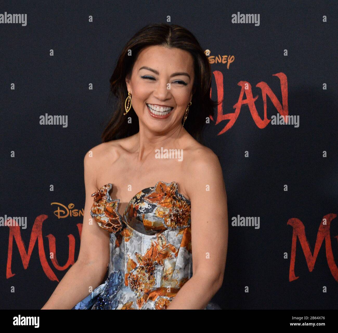 Los Angeles, États-Unis. 9 mars 2020. L'actrice Ming-Na Wen assiste à la première du film Picture Adventure drame 'mulan' au Dolby Theatre dans la section hollywoodienne de Los Angeles le lundi 9 mars 2020. Scénario : une jeune fille chinoise se déguise en guerrier masculine pour sauver son père. Photo de Jim Ruymen/UPI crédit: UPI/Alay Live News Banque D'Images