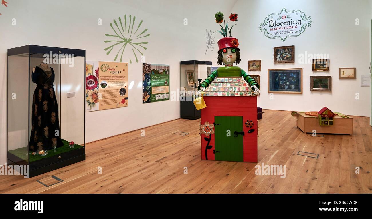 Royaume-Uni, Écosse, Dunfermline City, exposition à la Carnegie Library and Galleries, Banque D'Images