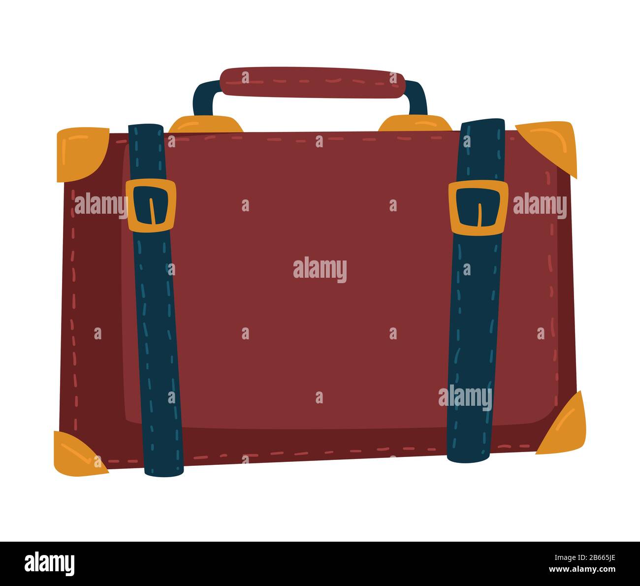 Bagages de voyage, valise avec ceinture icône isolée, vacances d'été Image  Vectorielle Stock - Alamy