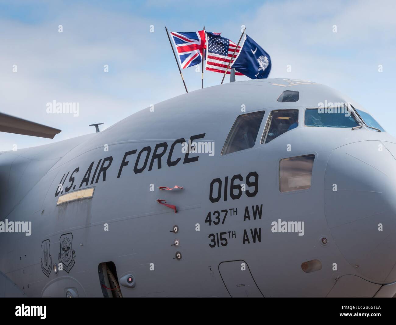 Boeing C-17 A Globemaster111 RIAT 2019 Fairford Gloucestershire Royaume-Uni Banque D'Images