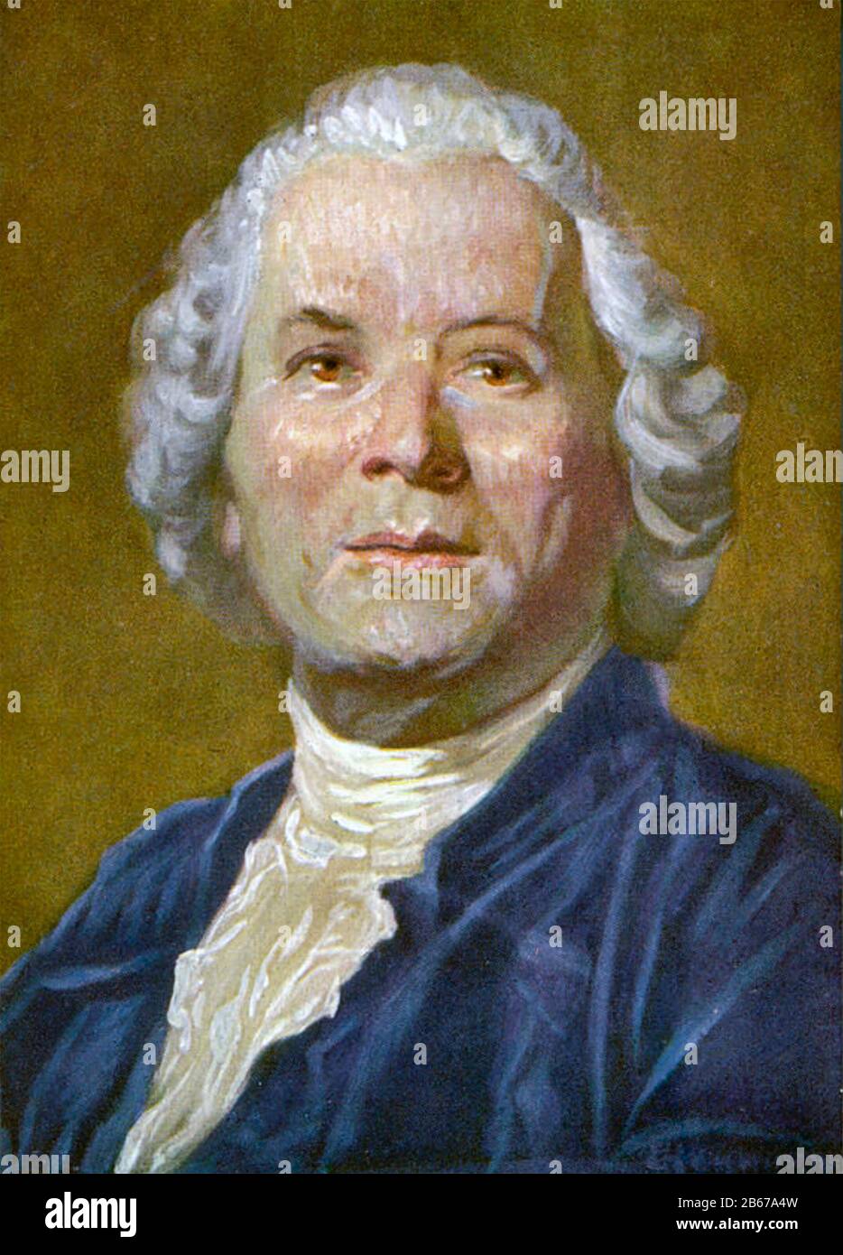 Christoph GLUCK (1714-1787) compositeur d'opéra allemand, basé sur un portrait de 1775. Banque D'Images