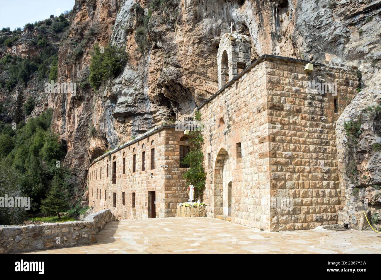 Monastère De Saint Elisha - Deir Mar Lichaa, Vallée De Qadisha, Qannoubine, Bsharre Caza, Liban Banque D'Images