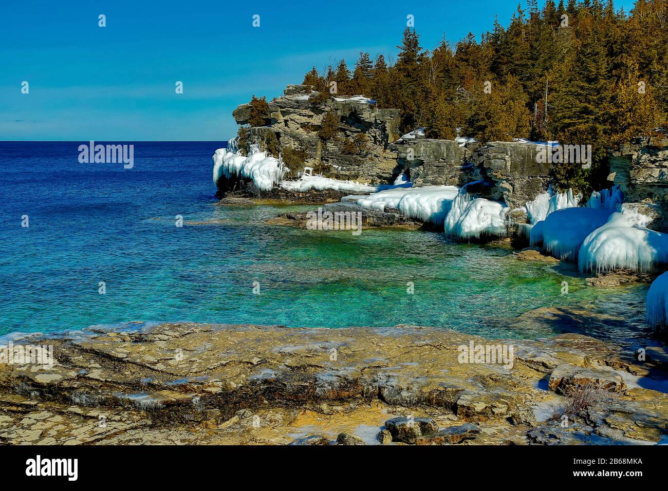 Parc National De La Péninsule-Bruce Baie Georgienne Tobermory Ontario