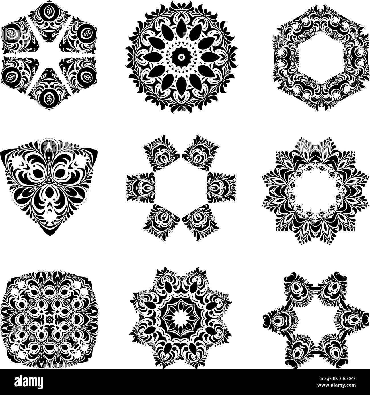 Collection de divers éléments vectoriels de conception graphique créative Illustration de Vecteur