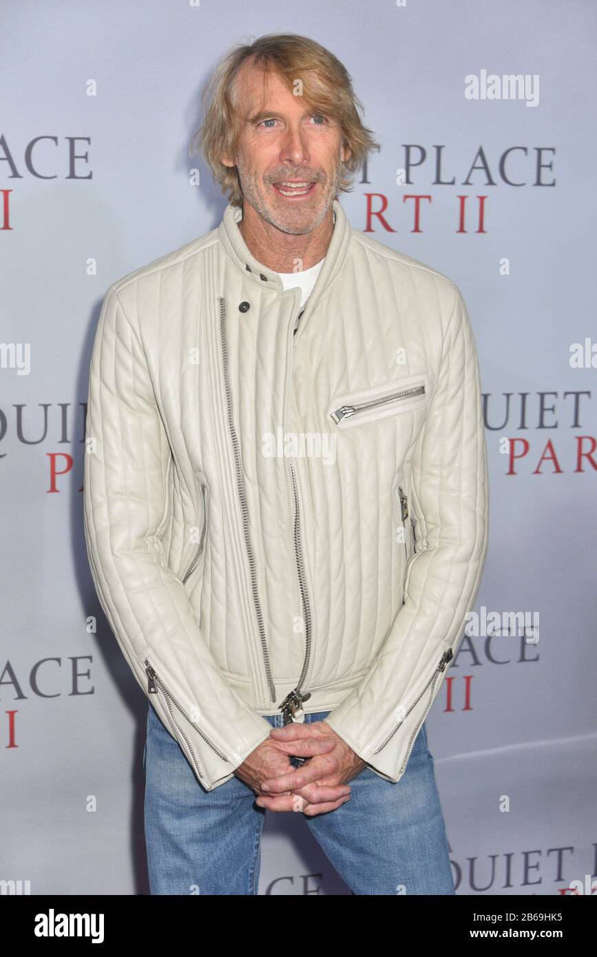Michael Bay assiste à la première mondiale « A Quiet Place part II » au Rose Theatre, Jazz au Lincoln Center le 8 mars 2020 à New York. Banque D'Images