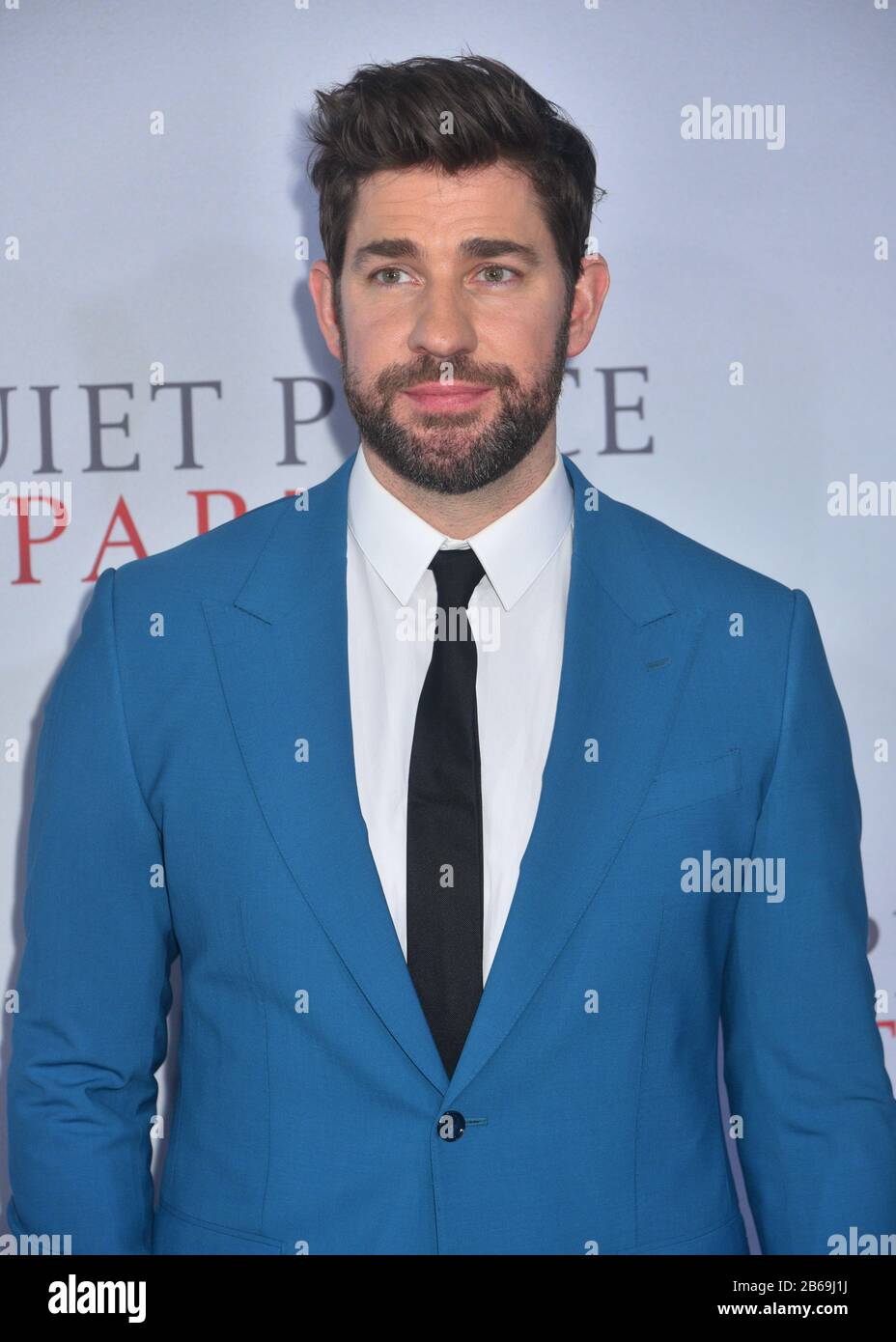 John Krasinski assiste à la première mondiale « A Quiet Place part II » au Rose Theatre, Jazz au Lincoln Center le 8 mars 2020 à New York City. Banque D'Images