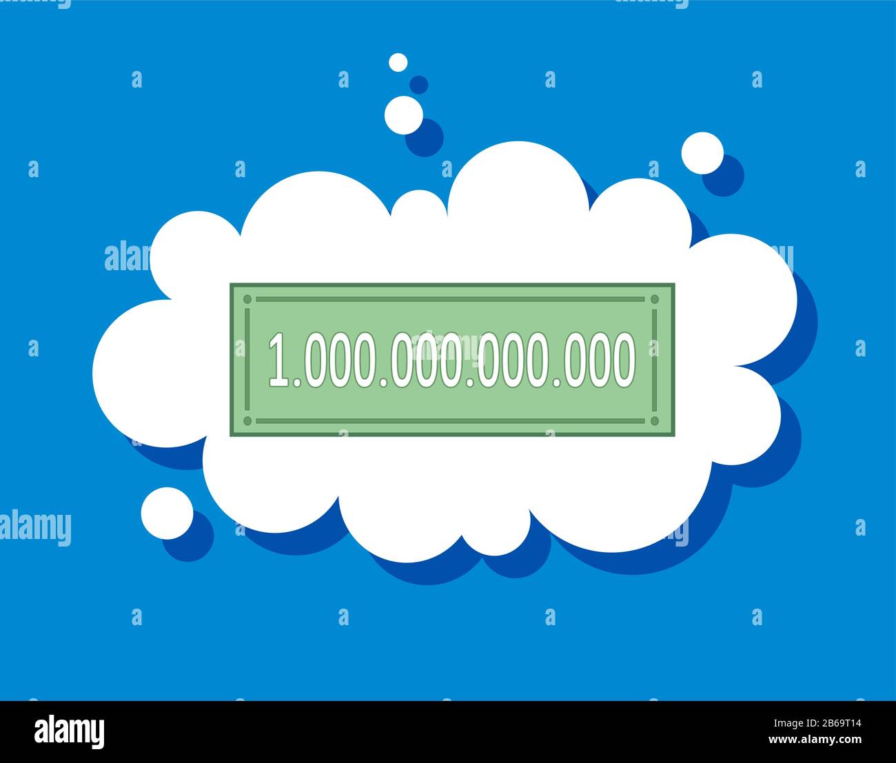 Trillion dollar Banque d images vectorielles Alamy
