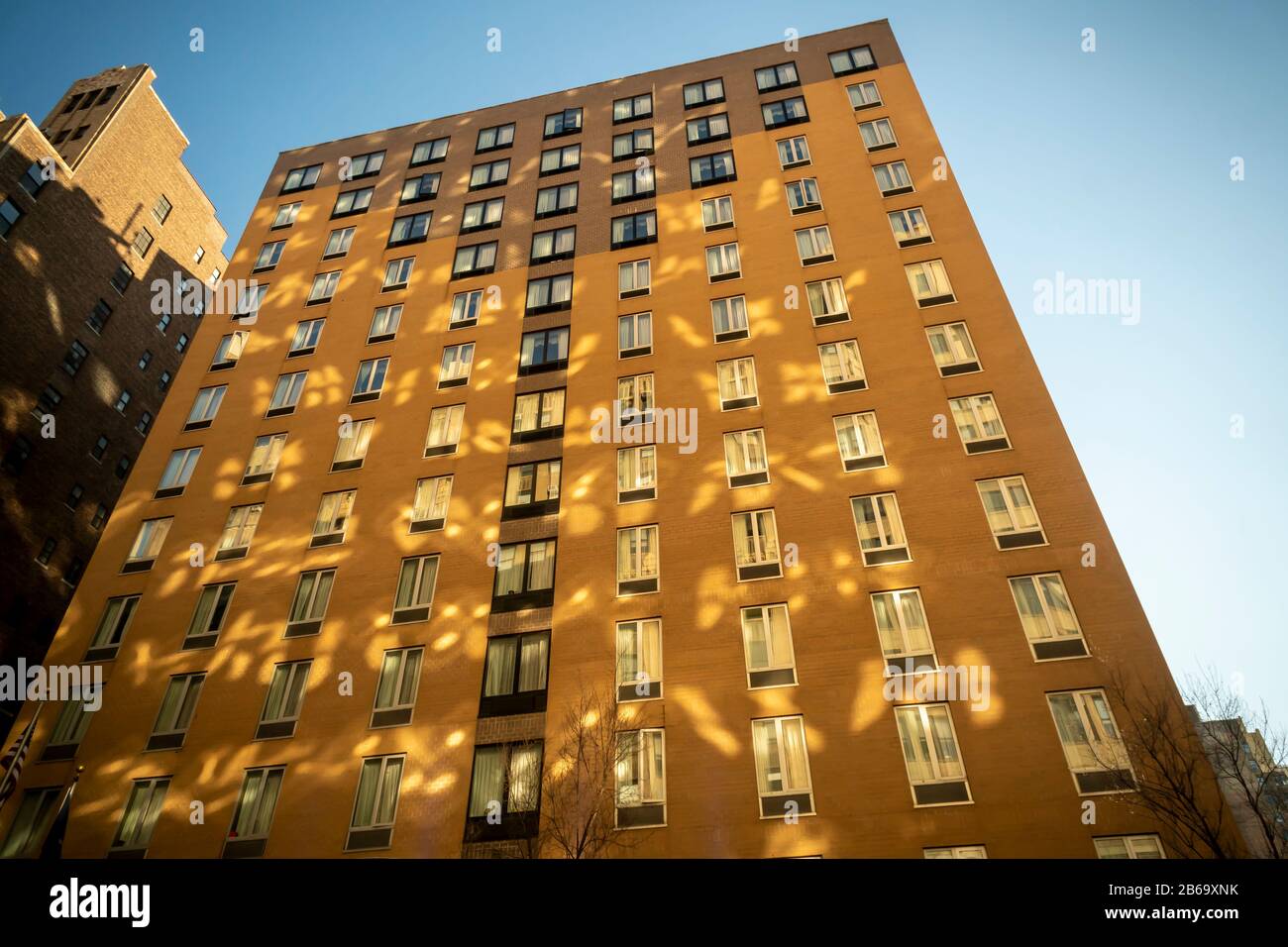 Un nouvel hôtel Holiday Inn Express dans le quartier Chelsea de New York le dimanche 1er mars 2020. (© Richard B. Levine) Banque D'Images