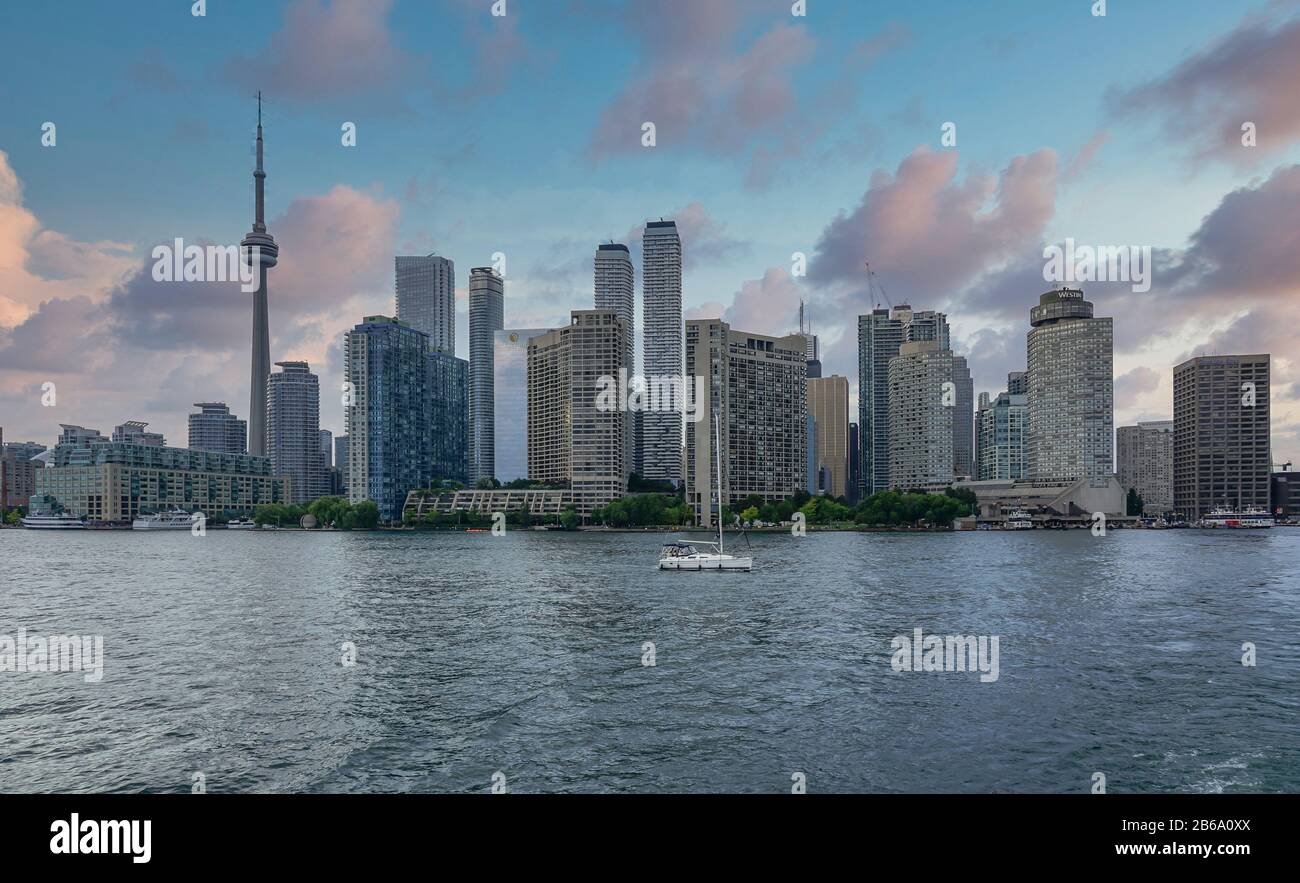Secteur Riverain De Toronto À Toronto, En Ontario, Au Canada, En Amérique Du Nord Banque D'Images