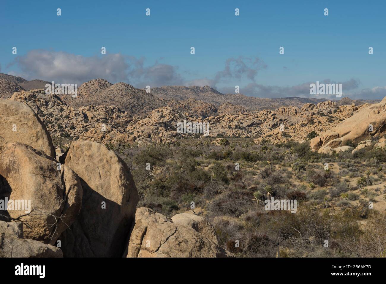 Barrage De Barker (Parc National De Joshua Tree) Banque D'Images