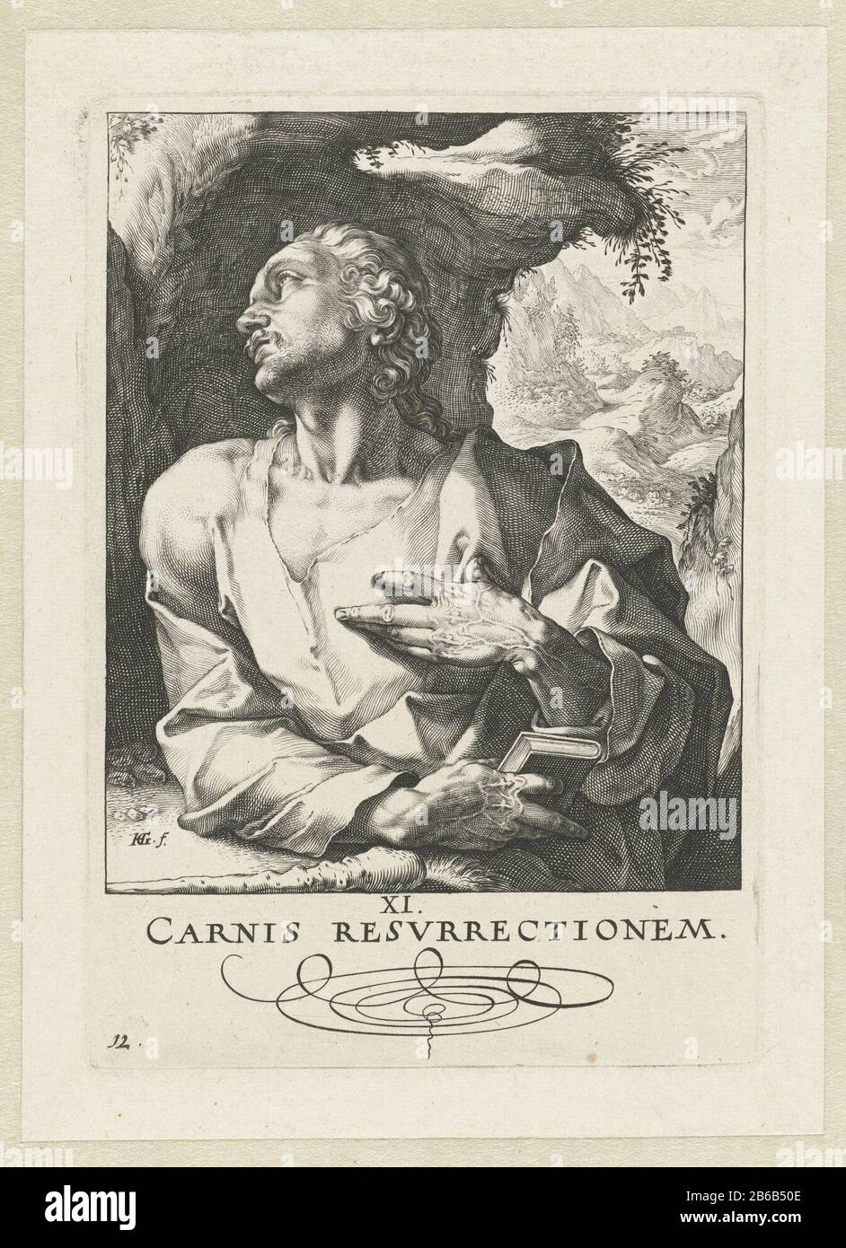 Le St Jude Thaddeus à mi-longueur, un club pour eux-mêmes. Dans la marge d'une ligne latin sous l'impression. Imprimez à partir d'une série de veertien. Fabricant : print maker: Hendrick Goltzius (indiqué sur l'objet), à sa conception: Hendrick Goltzius Éditeur: Hendrick Goltzius Lieu de fabrication: Haarlem Date: 1589 Caractéristiques physiques: Matériau: Technique du papier: Engrala (procédé d'impression) mesures: Bord de la plaque: H 150 mm × W 104 mm Sujet: Apôtre Jude Thaddaeus; attributs possibles: livre, club, halberd, défilement Banque D'Images Le St Jude Thaddeus à mi-longueur, un club pour eux-mêmes. Dans la marge d'une ligne latin sous l'impression. Imprimez à partir d'une série de veertien. Fabricant : print maker: Hendrick Goltzius (indiqué sur l'objet), à sa conception: Hendrick Goltzius Éditeur: Hendrick Goltzius Lieu de fabrication: Haarlem Date: 1589 Caractéristiques physiques: Matériau: Technique du papier: Engrala (procédé d'impression) mesures: Bord de la plaque: H 150 mm × W 104 mm Sujet: Apôtre Jude Thaddaeus; attributs possibles: livre, club, halberd, défilement Banque D'Images