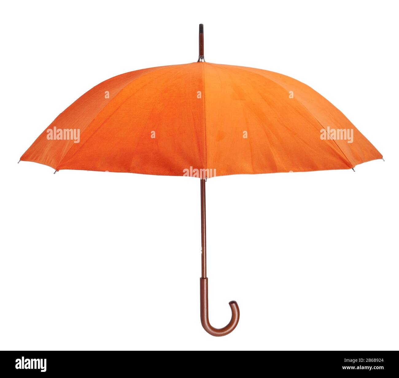 Parapluie aux couleurs orange. Banque D'Images