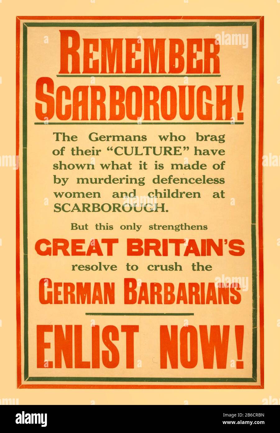 Affiche de recrutement pour la 1ère guerre mondiale Banque de